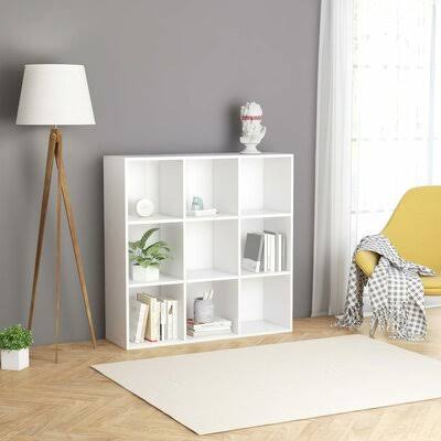 White Standard Bookcase Z919437