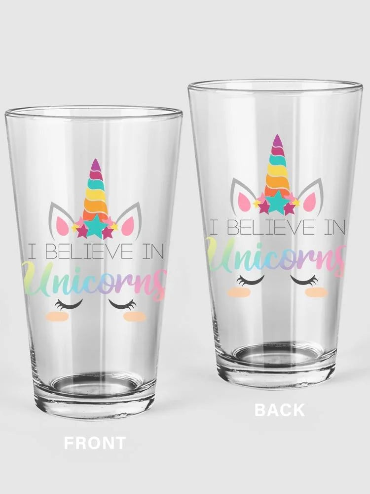 16 oz Transparent Pint Glass K4052