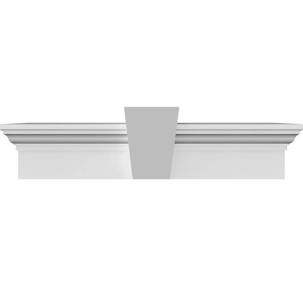 63x22 Bottom Width x 66 1/2x22 Top Width x 6x22H x 1x22P Traditional Crosshead with Flat Keystone R335776