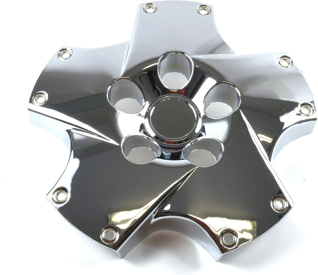 Set of 4 18 inch 5 Spoke Chrome Wheel Hub Center Caps J763227