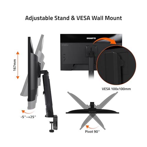 32" 144Hz 2160P UHD Gaming Monitor, 3840 x 2160 4k SS IPS Display, 1ms Response Time T767496
