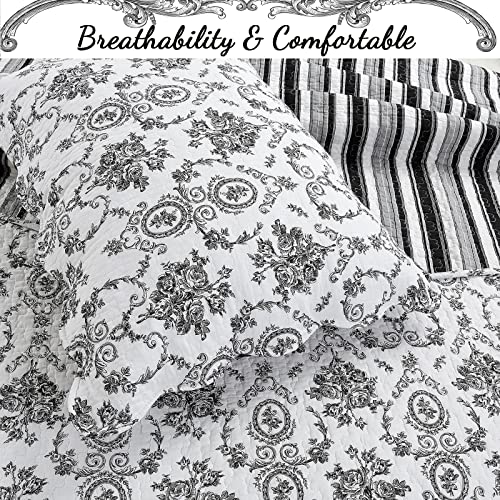 100% Cotton Queen Size Quilt Set L5933
