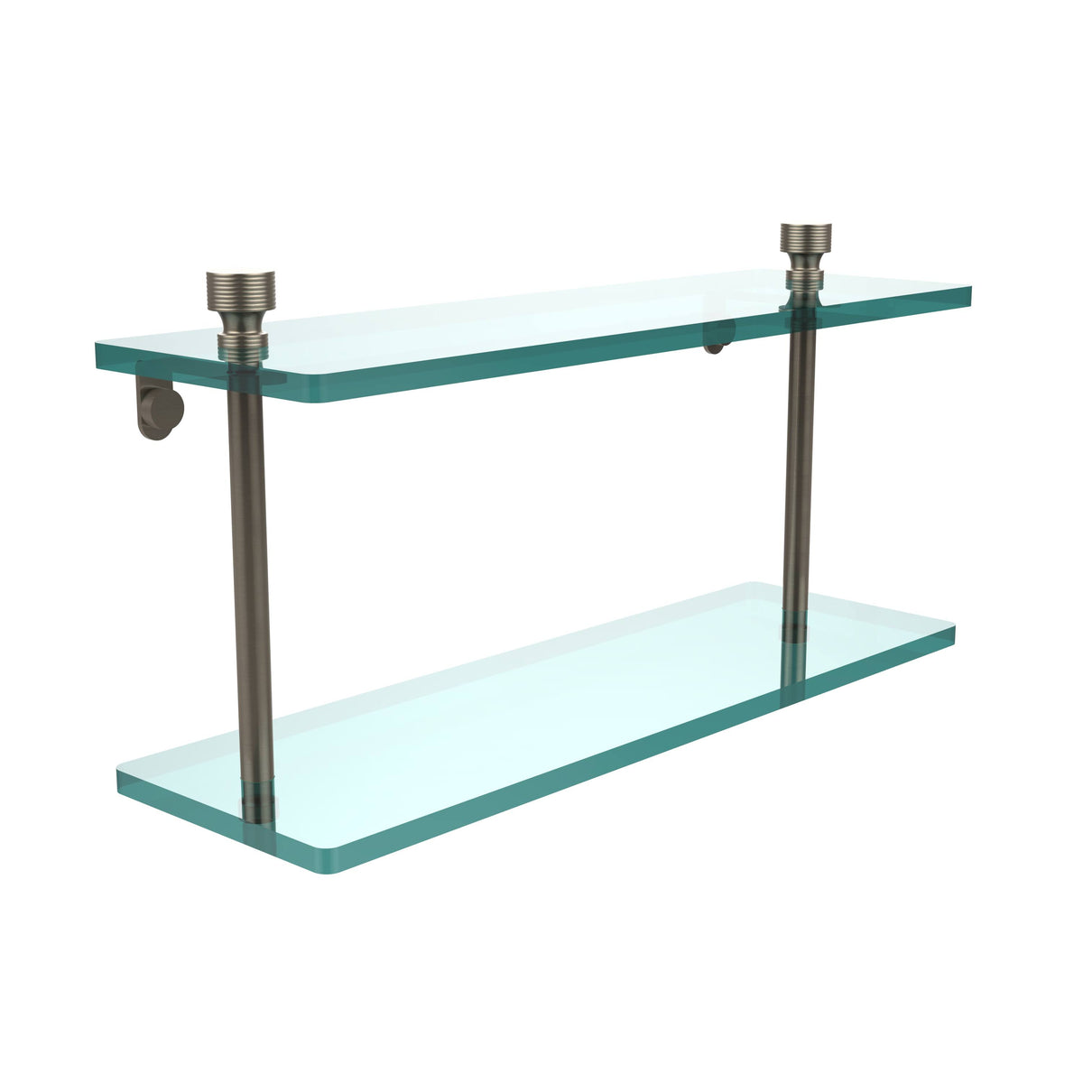16 inch Two Tiered Glass Shelf S533445