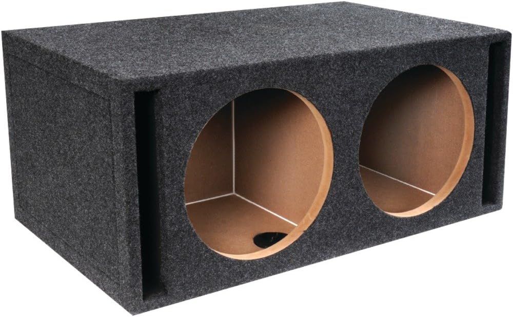 Single 12" Vented Carpeted Subwoofer Enclosure Q11866