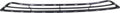 Front Bumper Grille Black Pack of 2 X3631