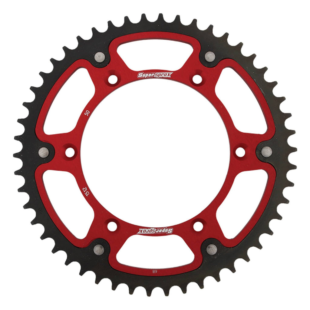 Red Stealth Sprocket 50T Chain Size 520 Q38046