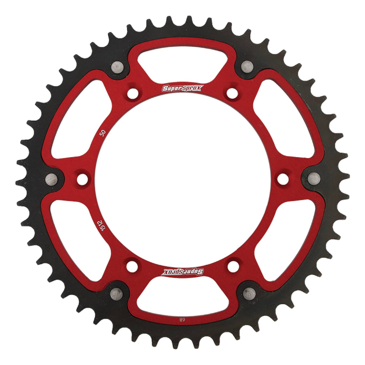 Red Stealth Sprocket 50T Chain Size 520 Q38046