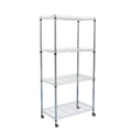 4 Tier Metal Storage Rack with Wheels P895325