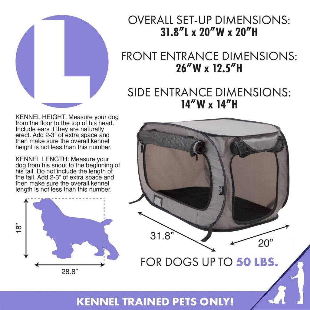 Pop Open Kennel T580