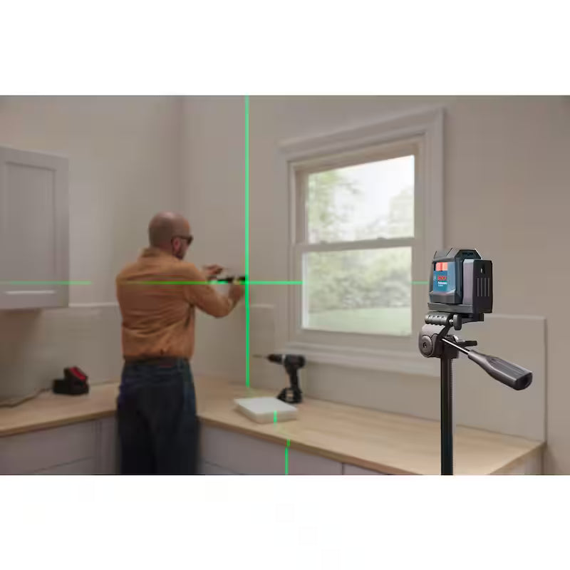 Green Beam Self-Leveling Cross-Line Laser Level P1638