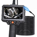 Handheld Borescope 4.3'' HD 1080P Endoscope with 50ft Semi-Rigid Cable X9919