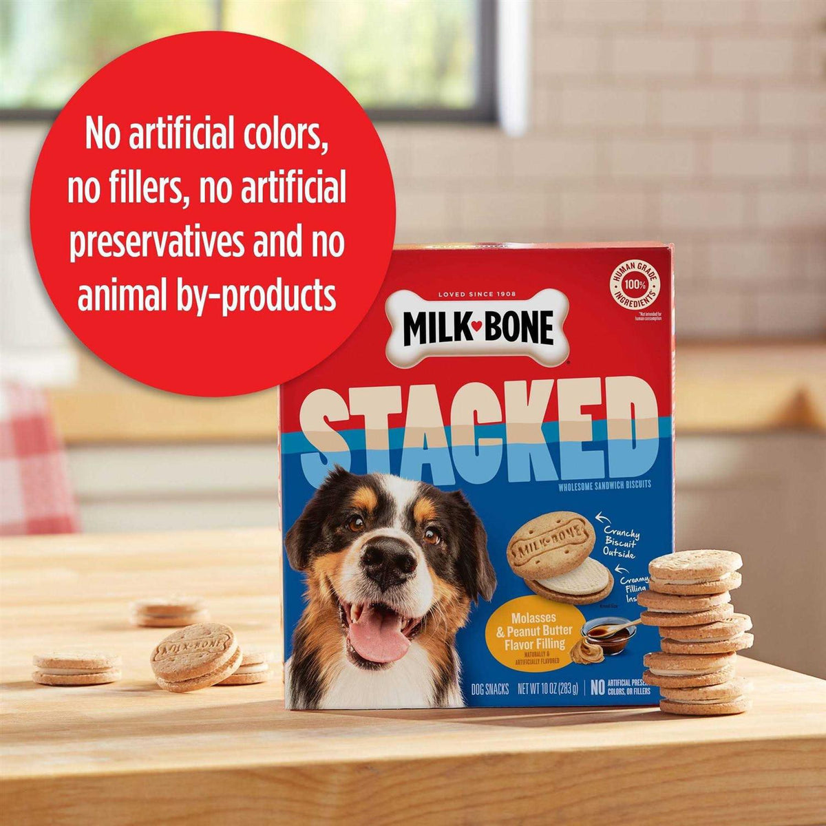 Molasses & Peanut Butter Dog Treats V322