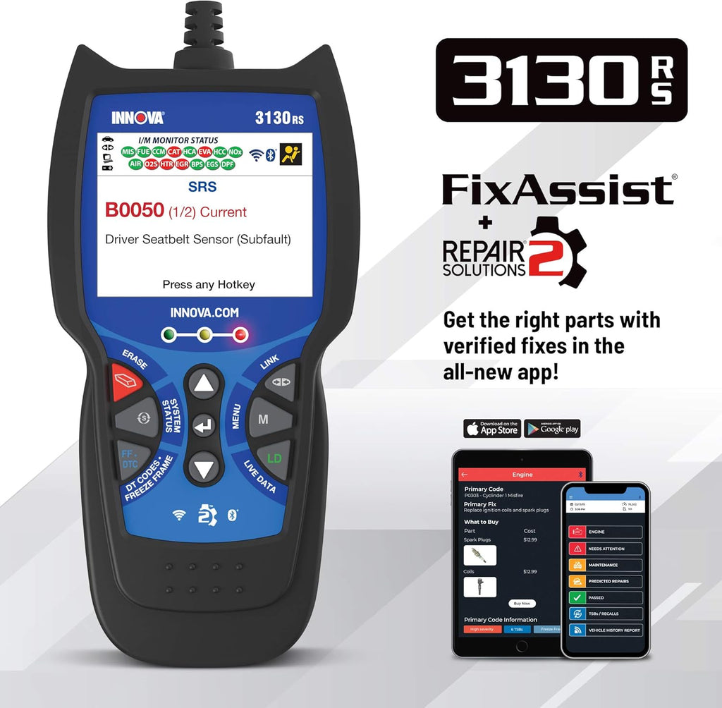 OBD2 Scanner Car Code Reader with ABS SRS Live Data V484