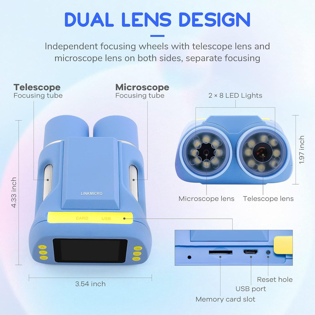 Handheld Digital Microscope and Telescope E892