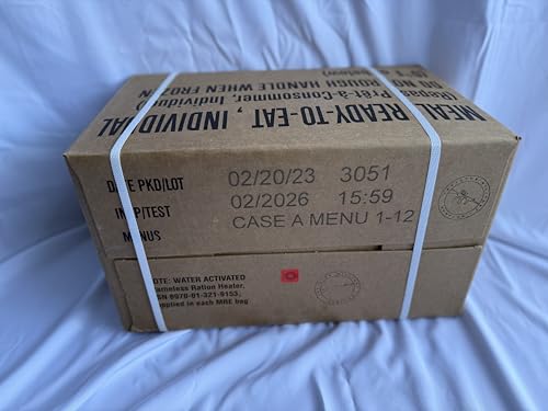 Factory Sealed Case MRE (Meals Ready to Eat) H436