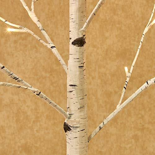 Lighted White Birch Tree 6ft Z564058