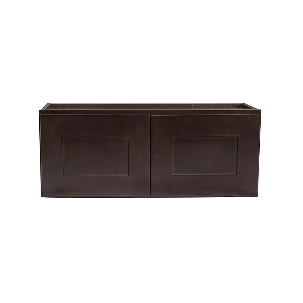 Espresso Double Door Kitchen Cabinet Q69792