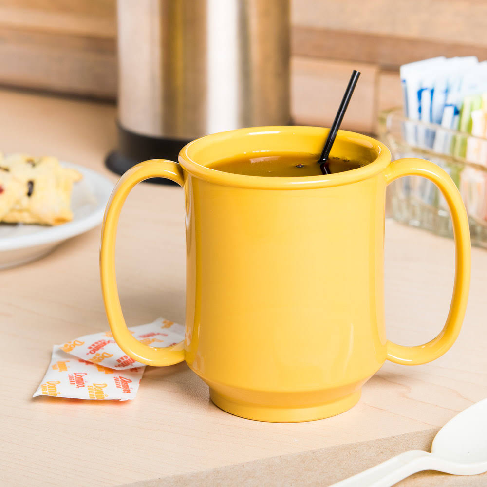 8 oz. Tropical Yellow Tritan Two Handle Mug L386021