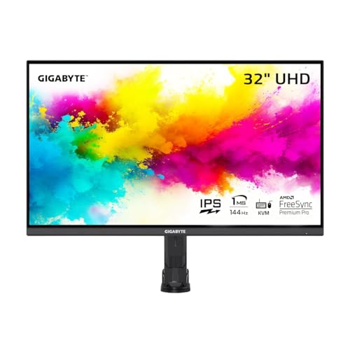 32" 144Hz 2160P UHD Gaming Monitor, 3840 x 2160 4k SS IPS Display, 1ms Response Time T767496