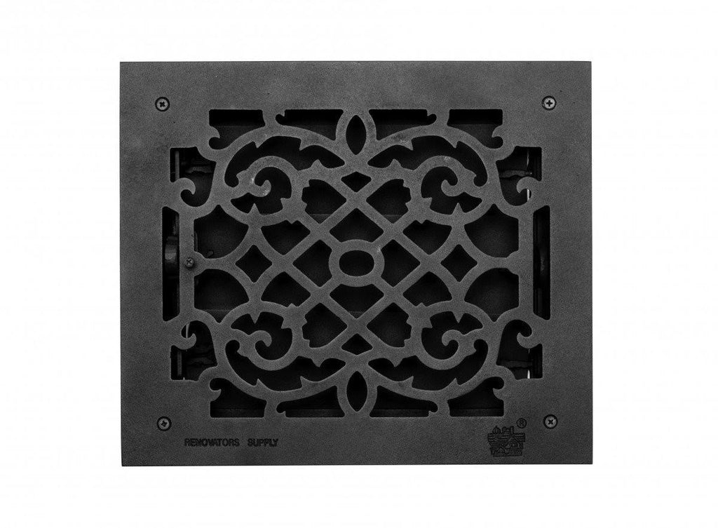 Cast 10 x 12 Duct Floor Heat Register Louver Vent M4579
