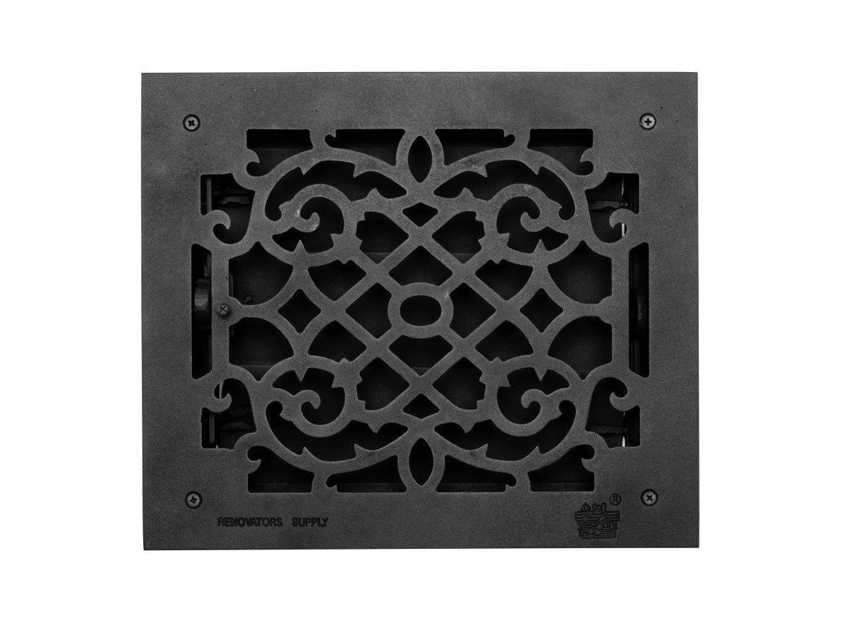 Cast 10 x 12 Duct Floor Heat Register Louver Vent M4579