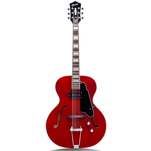 Red Hollow Body Electric Guitar H3232