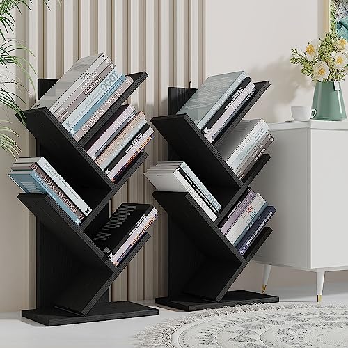 4 Tier Natural Wood Bookshelf N81154