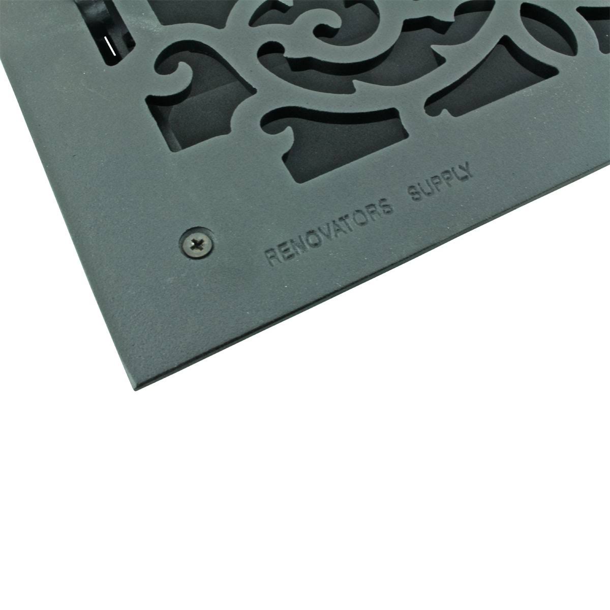 Cast 10 x 12 Duct Floor Heat Register Louver Vent M4579