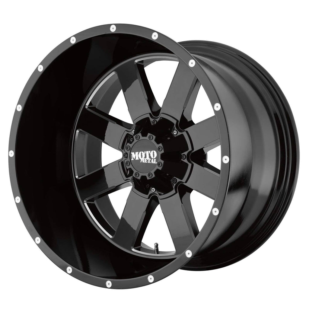 18x10 Gloss Black Milled Wheel C30479