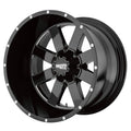18x10 Gloss Black Milled Wheel C30479