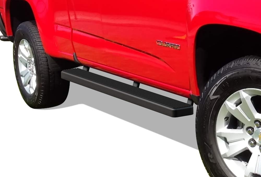Black Running Boards 4-inch Side Steps R590