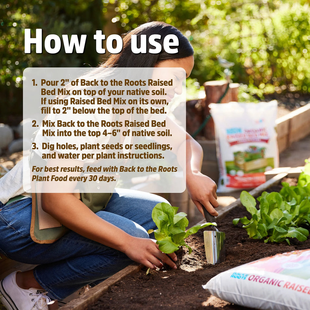 60 1 cu. ft. bags Organic Raised Bed Mix L676
