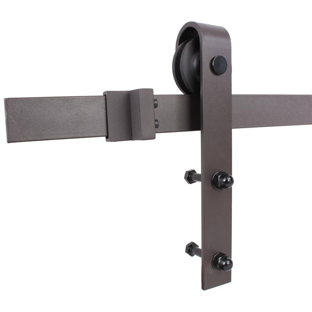 Stained Double Barn Door with Hardware Kit D17464