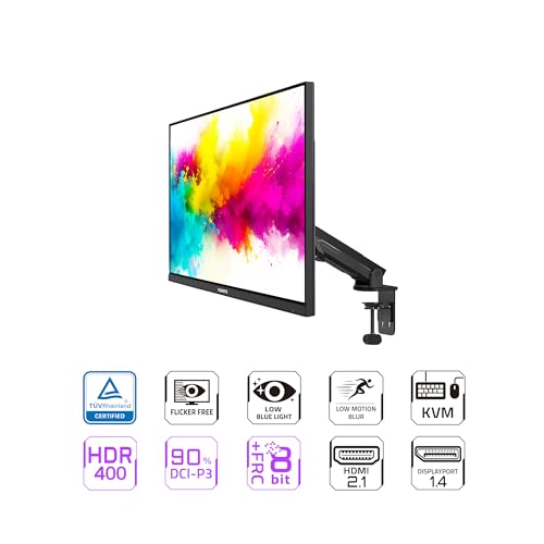 32" 144Hz 2160P UHD Gaming Monitor, 3840 x 2160 4k SS IPS Display, 1ms Response Time T767496