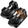 Adjustable 25lb/55lb Dumbbell Set L579