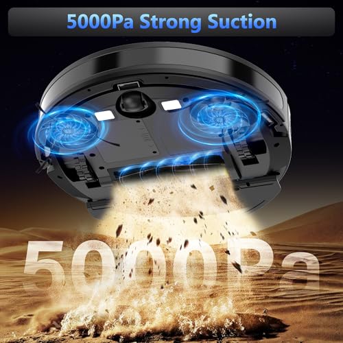 5000Pa Robot Vacuum and Mop Combo with Self-Charge I23550