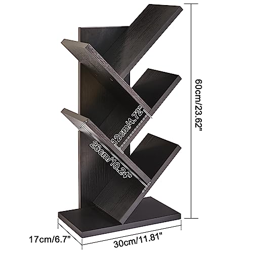 4 Tier Natural Wood Bookshelf N81154