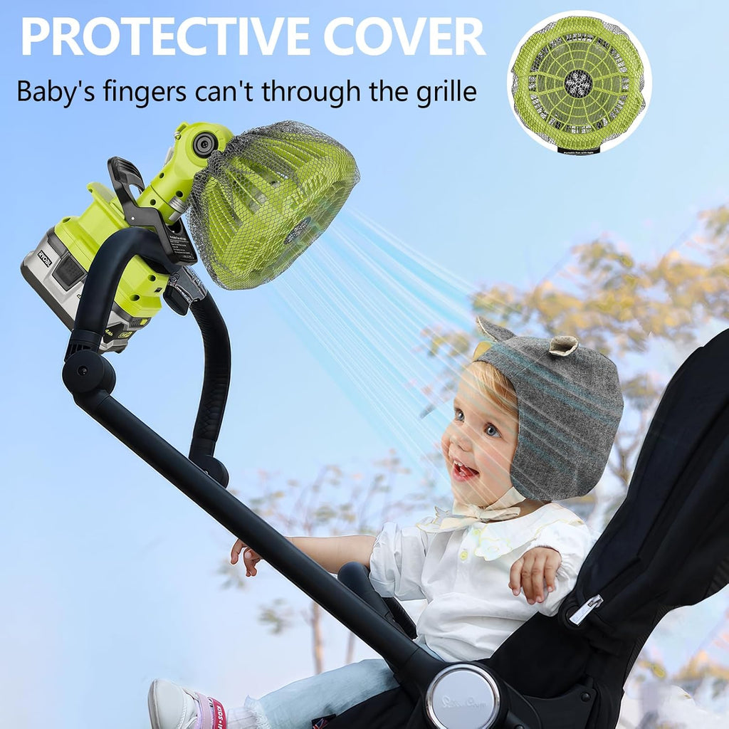 Portable Clip on Fan for 18v Battery M713680