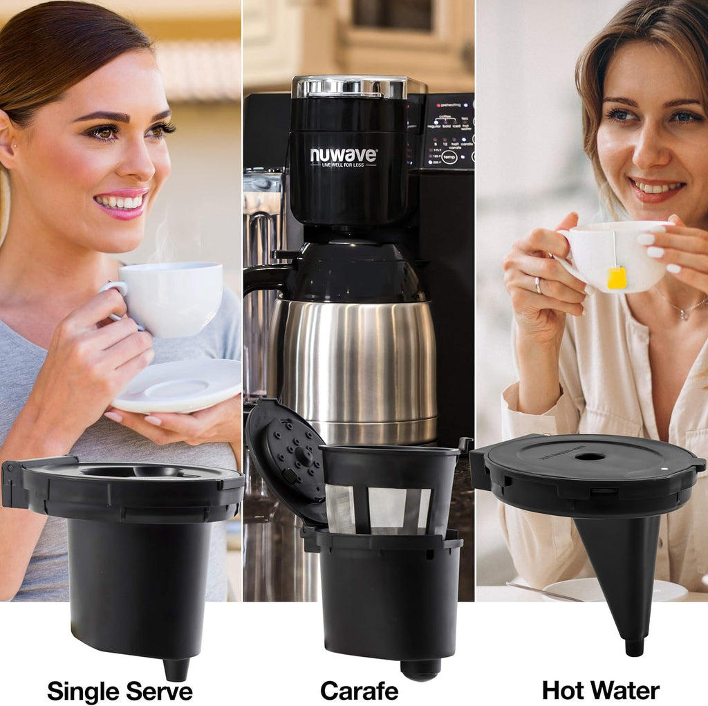 3-in-1 Coffee System with Reusable Cup and Stainless-Steel Carafe T15731