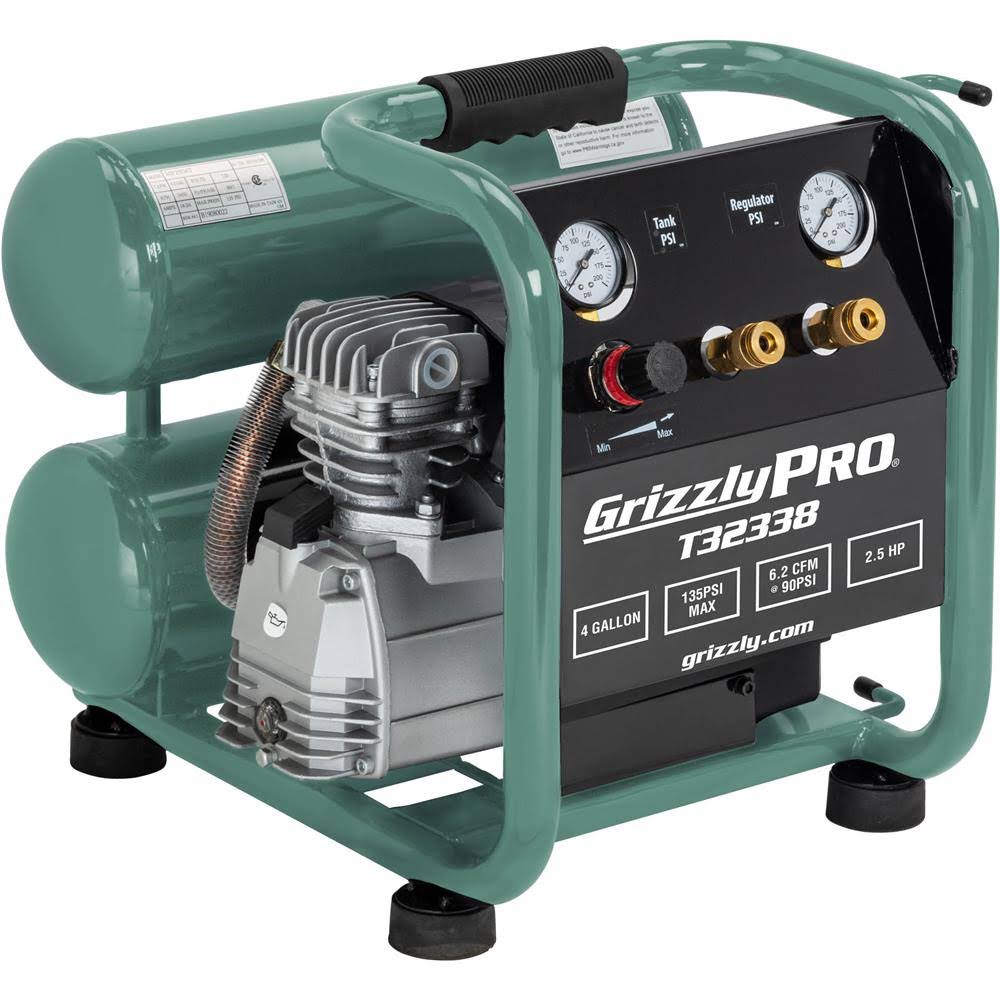 4-Gallon 2.5 HP Portable Air Compressor B177973