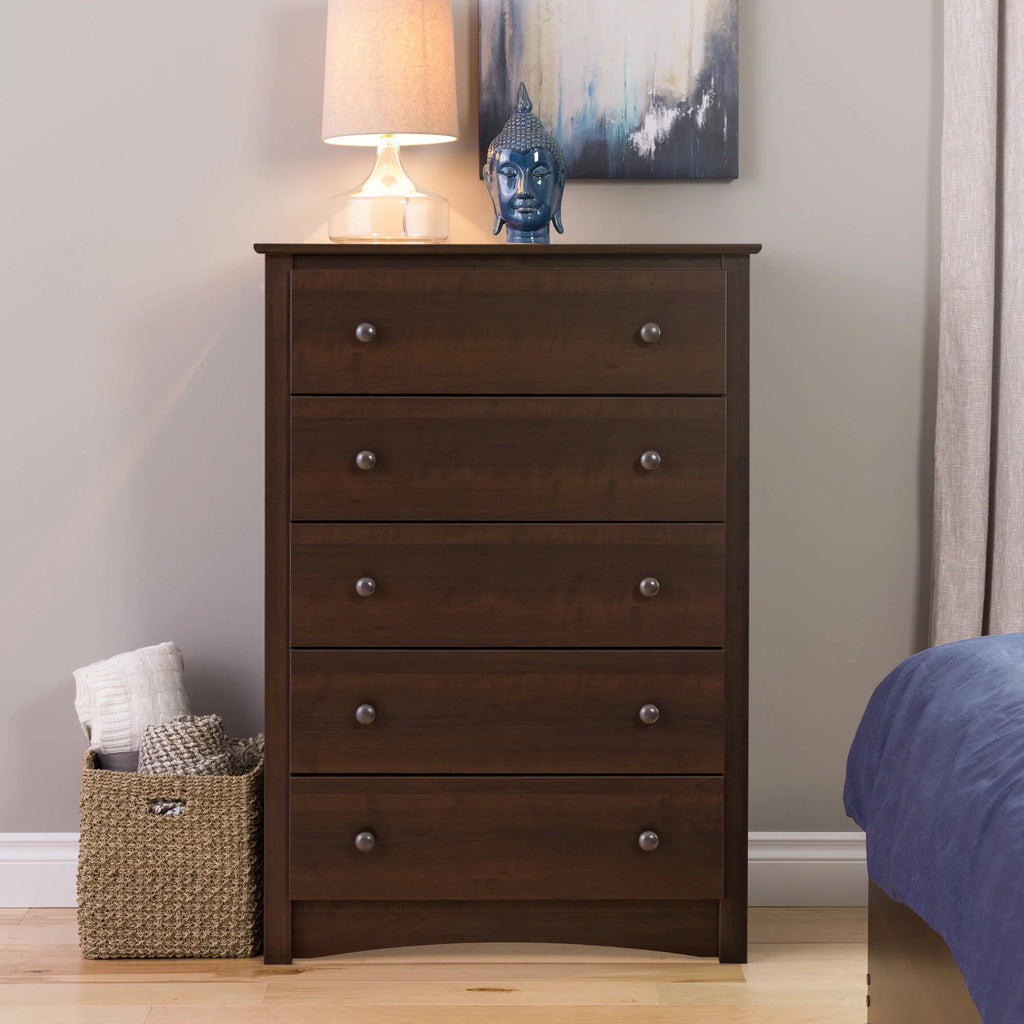 5-Drawer Chest, Espresso P638