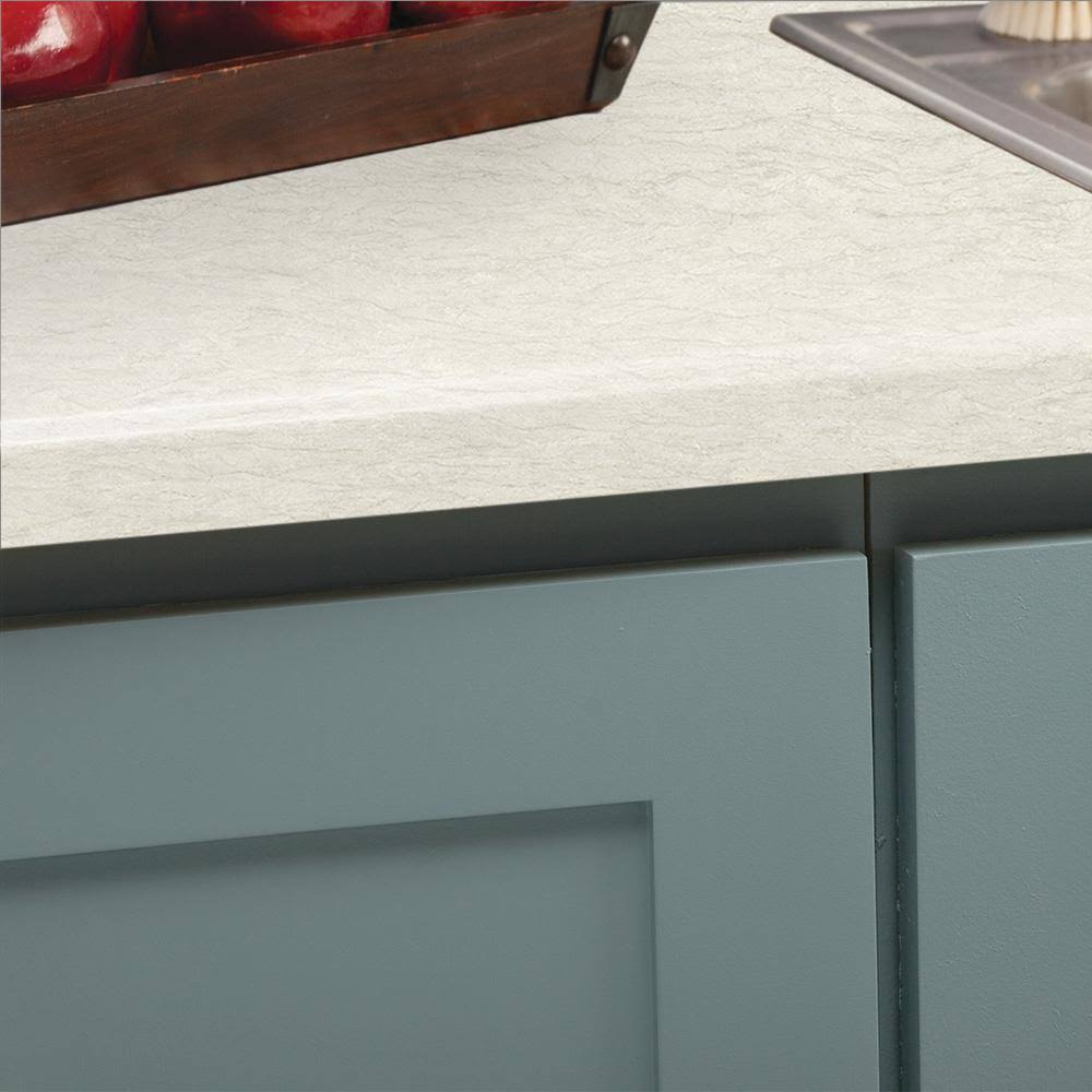 White Laminate Countertop with Backsplash H16624