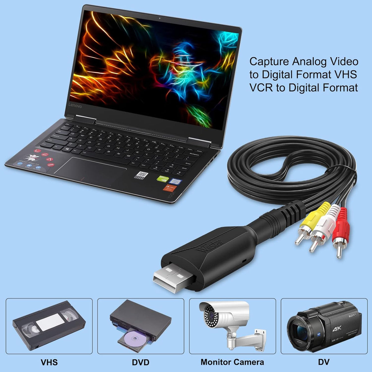 USB Audio Video Capture Card W356