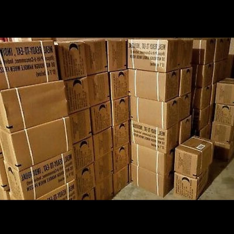 MRE Meal Kit Bundle Cases with Heater - Inspection Date 2025 or Better D930