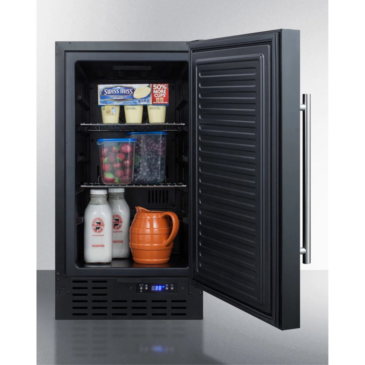 Black Compact Refrigerator A613