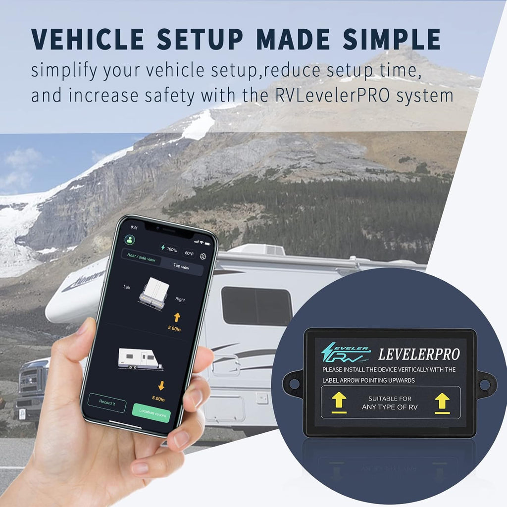 Wireless Vehicle Leveling System for RVs Y460