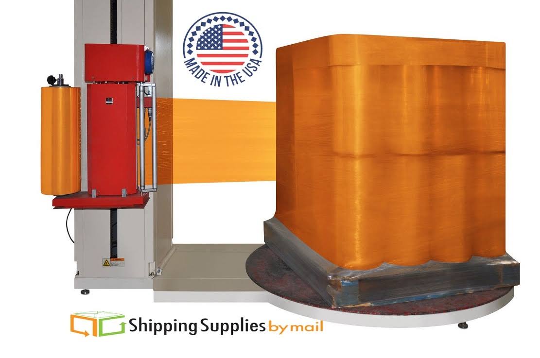 Orange Machine Stretch Wrap Roll, 50cm x 1,520m x 80 GA V31737