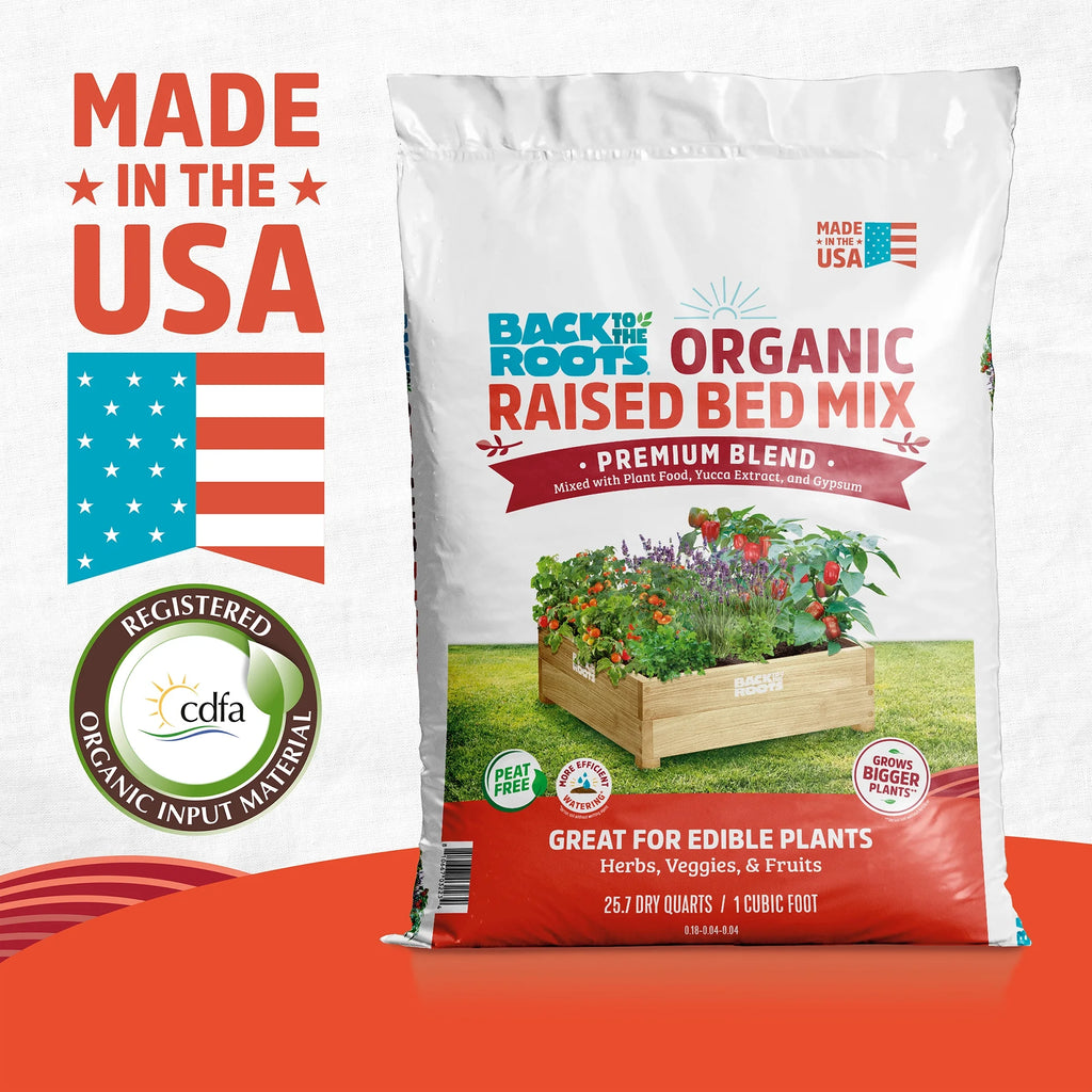 60 1 cu. ft. bags Organic Raised Bed Mix L676