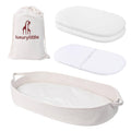 Baby Changing Moses Basket with Memory Foam Mattress, 100% Cotton Rope A613505