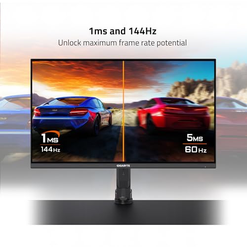 32" 144Hz 2160P UHD Gaming Monitor, 3840 x 2160 4k SS IPS Display, 1ms Response Time T767496